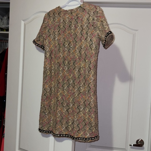 Tweed midi dress beautiful chic and trendy - Picture 3 of 3